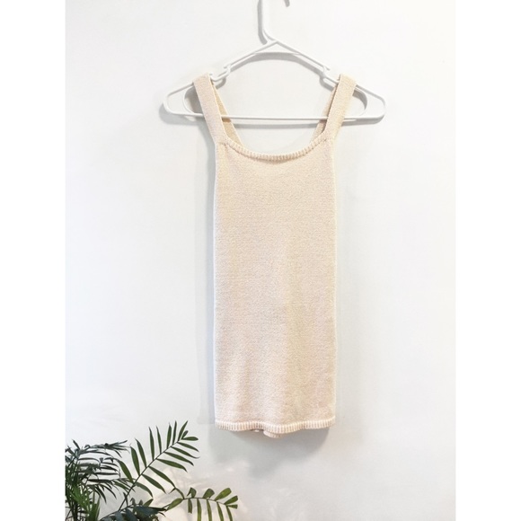 Massimo Dutti Tops - SOLD Massimo Dutti Knit Open Back Criss-cross Tank